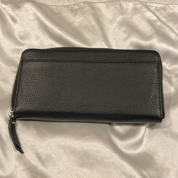 Kate Spade Leila Large Continental Wallet Black - Picture 2 of 6